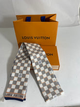 Load image into Gallery viewer, Louis Vuitton Azure Damier Twilly Scarf
