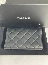 Load image into Gallery viewer, Chanel  Black Caviar Folding Wallet
