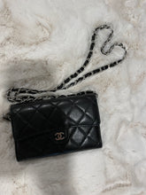 Load image into Gallery viewer, Chanel  Black Caviar Folding Wallet
