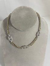 Load image into Gallery viewer, Chanel CC Gold Tone Chain Choker Necklace
