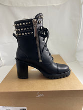 Load image into Gallery viewer, Christian Louboutin Black Spike Combat Boots
