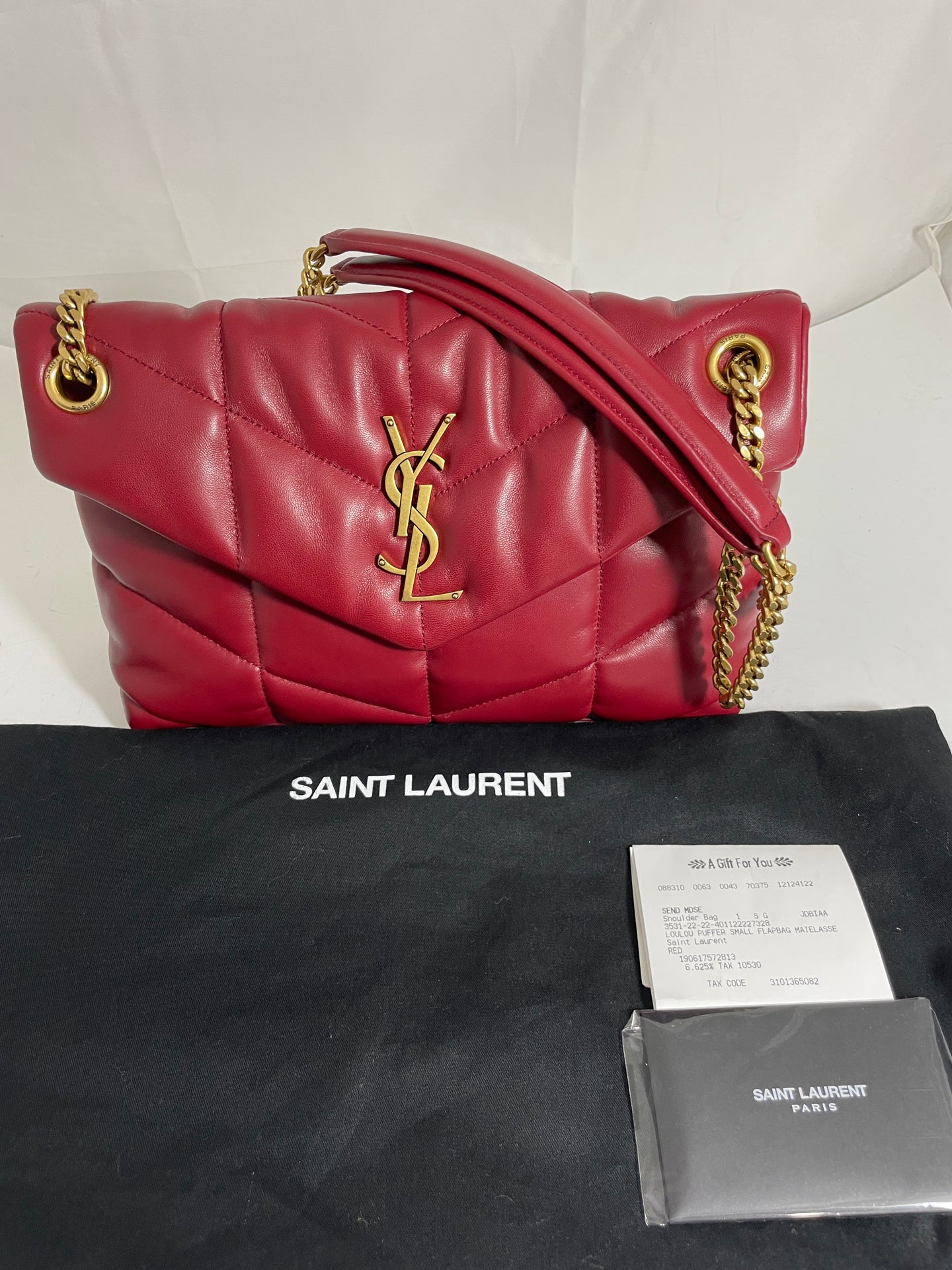 Saint Laurent YSL Small Lou Lou Puffer   Bag