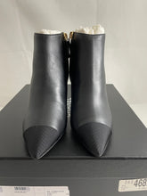 Load image into Gallery viewer, Chanel 20P Black Leather Ankle Bootie
