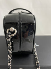 Load image into Gallery viewer, Chanel 17K Black Patent Glitter Pvc Camera Crossbody Bag
