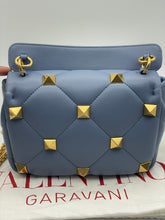 Load image into Gallery viewer, Valentino Garavani Roman Stud Quilted Small Top Handle Flap Bag
