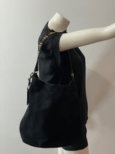Load image into Gallery viewer, Saint Laurent Black Suede Bucket Hobo Bag
