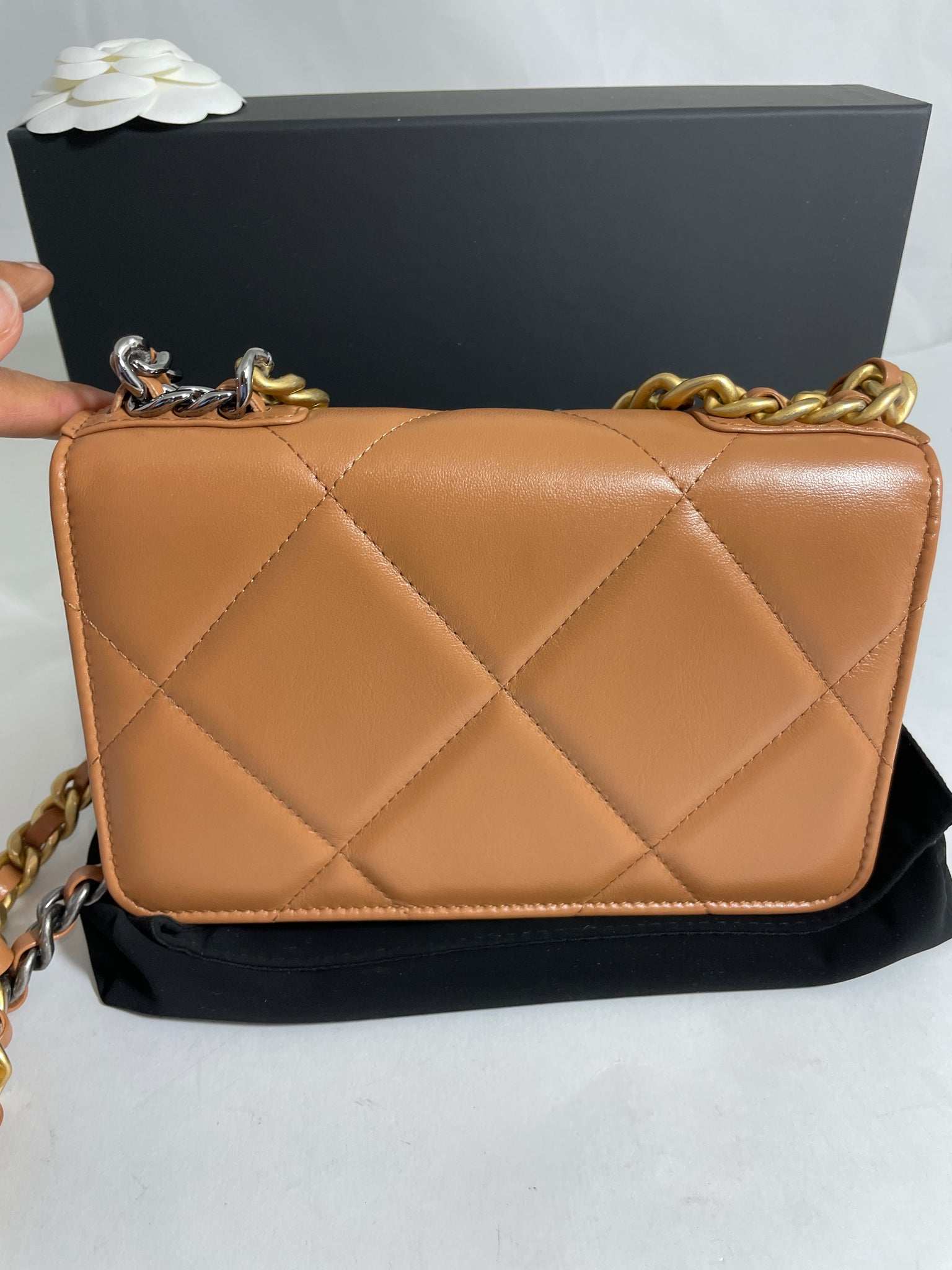 Chanel 22A Caramel Quilted WOC Crossbody Bag – The Millionaires Closet