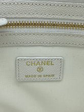 Load image into Gallery viewer, Chanel White Caviar Medium O Case Clutch
