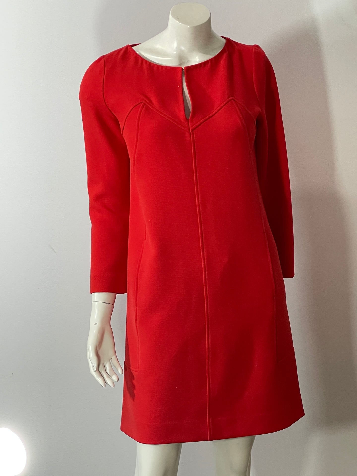 lela rose red dress Lela Rose womens Florence Midi Dress, 8, Red