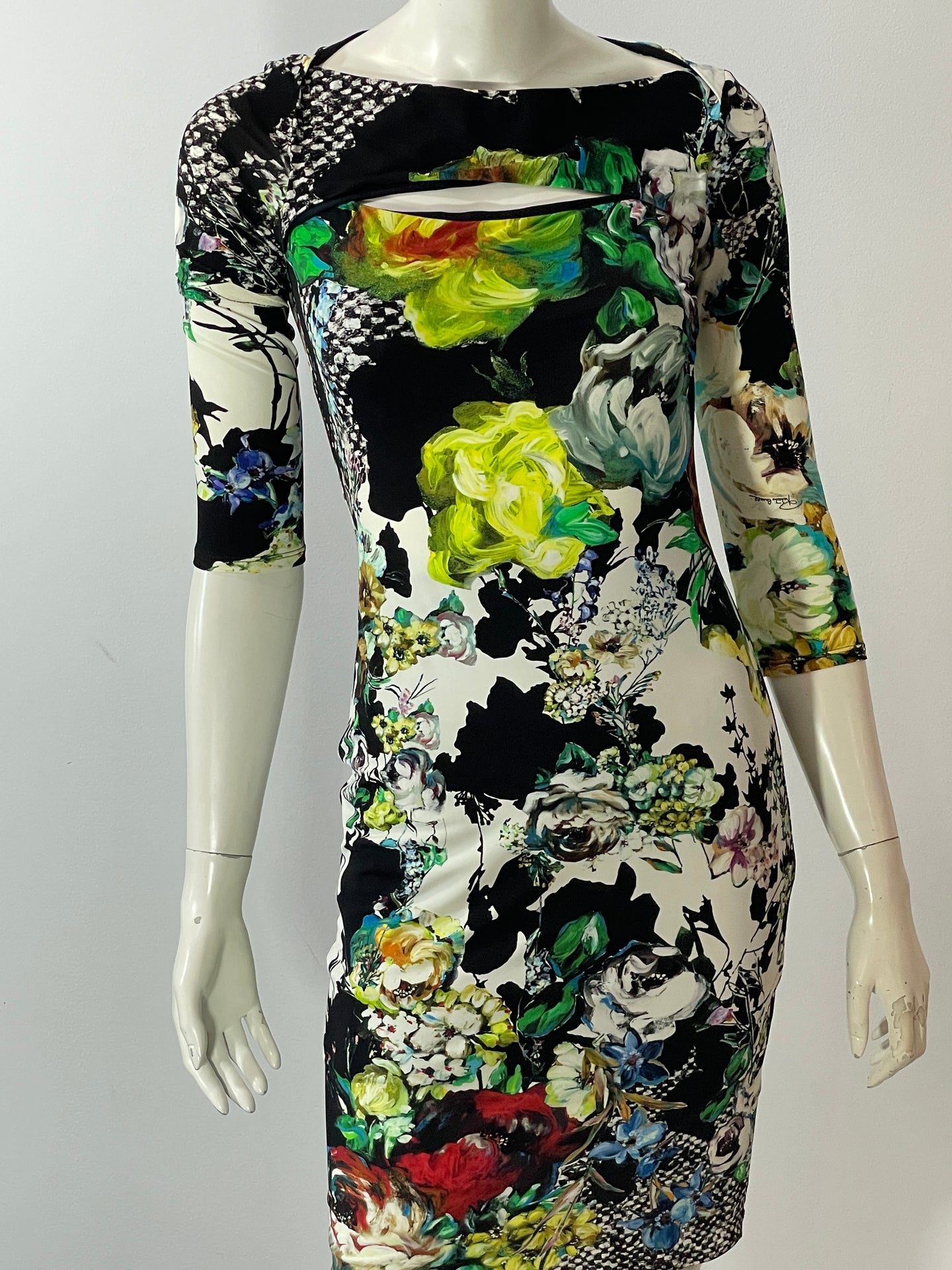 Roberto Cavalli Printed Midi Dress