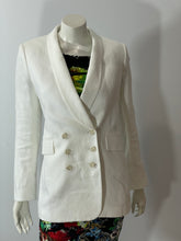 Load image into Gallery viewer, Theory White Linen Blazer
