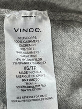 Load image into Gallery viewer, Vince Gray Cashmere V-Neck Sweater

