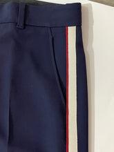 Load image into Gallery viewer, Gucci Navy Grosgrain Trim Pants
