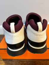 Load image into Gallery viewer, Hermes Neoprene Burgundy Sneaker
