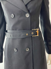Load image into Gallery viewer, Gucci Black Wool Trench Coat
