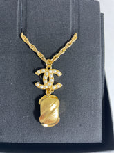 Load image into Gallery viewer, Chanel CC Pearl W/Stone Adjustable Necklace
