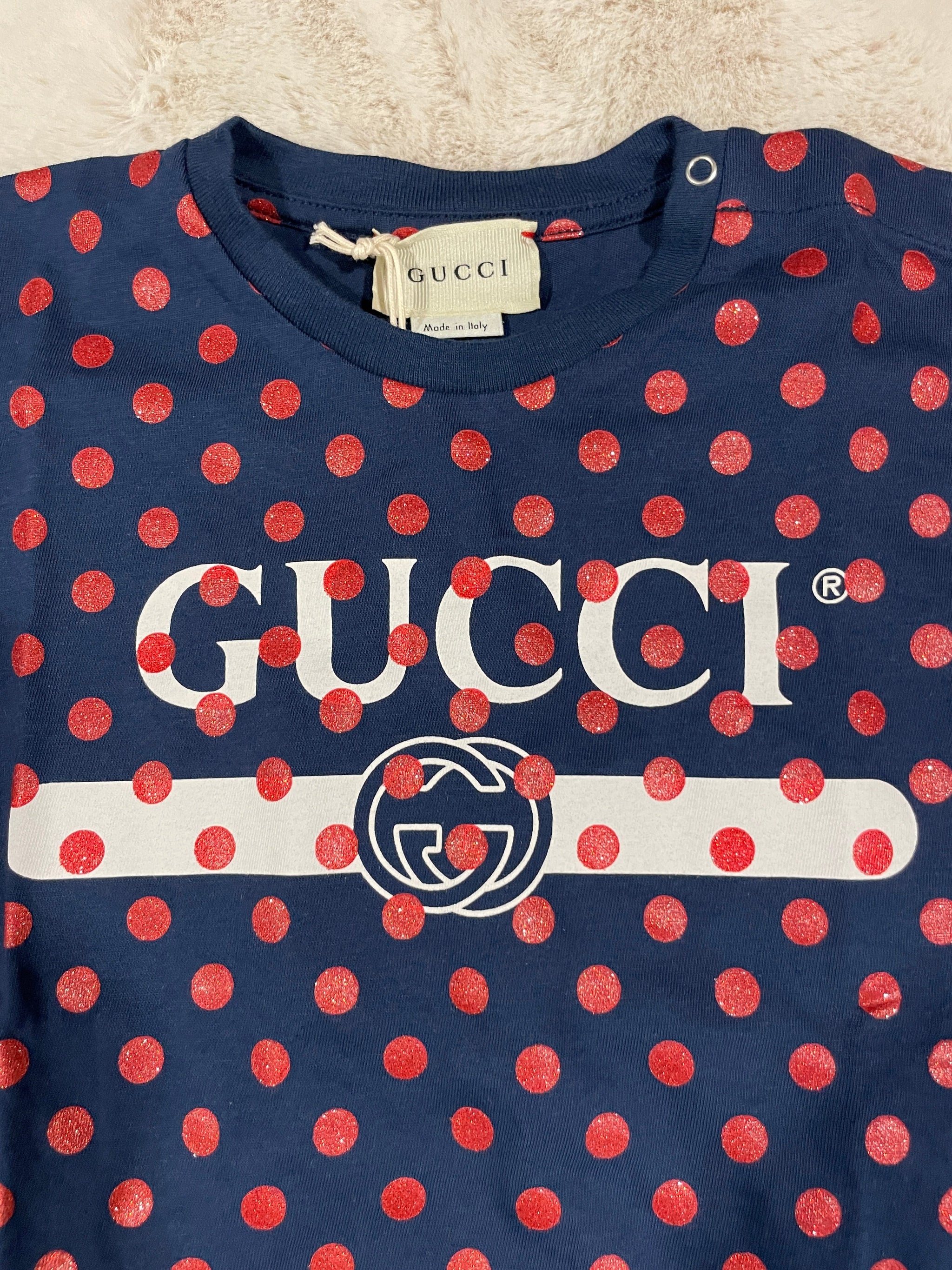 Gucci Navy Blue Long Sleeve Tee Shirt – The Millionaires Closet