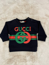 Load image into Gallery viewer, Gucci Navy Long Sleeve Sweatshirt

