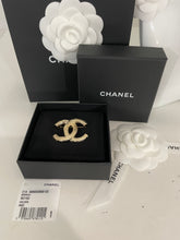Load image into Gallery viewer, Chanel CC Quilted Gold Tone Brooch
