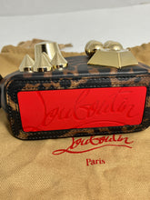 Load image into Gallery viewer, Christian Louboutin Leopard Leather Zip Cosmetic Clutch

