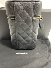 Load image into Gallery viewer, Chanel Black Caviar Leather Crossbody Phone Bag
