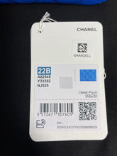 Load image into Gallery viewer, Chanel Blue Medium O case Clutch
