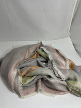 Load image into Gallery viewer, Chanel Cashmere Silk Metallic Wrap Scarf
