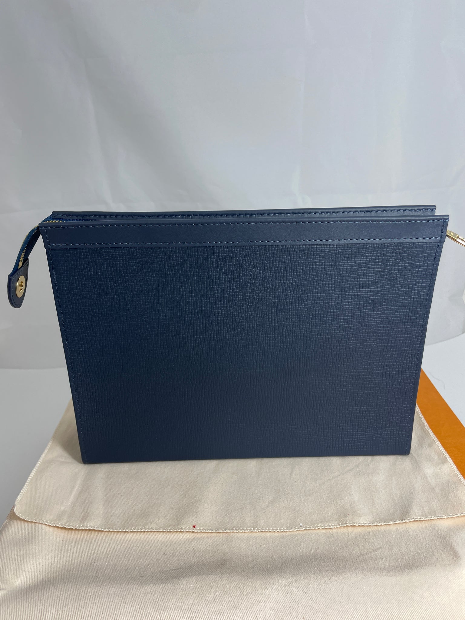 Louis Vuitton Limited Cyan Damier Couleur Modul Cosmetic Bag Toiletry Pouch  44lk