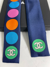Load image into Gallery viewer, Chanel Coco Multicolor Twilly Silk Scarf
