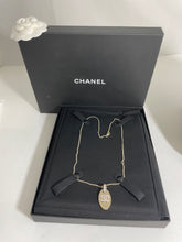 Load image into Gallery viewer, Chanel CC Gold tone Crystal Necklace
