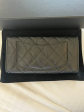 Load image into Gallery viewer, Chanel Black Snap Flap Caviar Wallet
