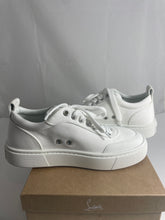 Load image into Gallery viewer, Christian Louboutin Simple Rui White Canvas Sneaker
