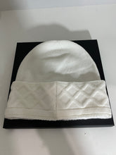 Load image into Gallery viewer, Chanel NWB Cashmere Ivory CC Cuff Hat
