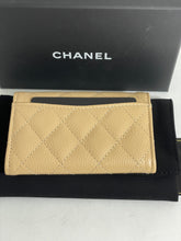 Load image into Gallery viewer, Chanel Beige Caviar CC Card Case
