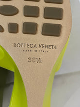 Load image into Gallery viewer, Bottega Veneta Kiwi Stretch Mule Wedges

