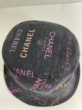 Load image into Gallery viewer, Chanel 22P Black Denim Bucket Hat

