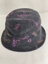 Load image into Gallery viewer, Chanel 22P Black Denim Bucket Hat
