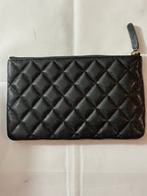 Load image into Gallery viewer, Chanel Black Caviar Small O Case Clutch
