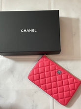 Load image into Gallery viewer, Chanel Pink Caviar Small O Case Clutch
