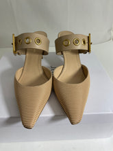 Load image into Gallery viewer, DIOR D-Dior Technical Fabric Nude Mules
