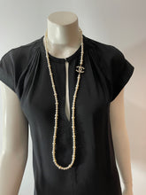 Load image into Gallery viewer, Chanel Pearl Strand CC Crystal/Pearl Inlay Necklace
