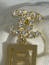 Load image into Gallery viewer, Chanel 22 CC Gold Tone Boy Earrings
