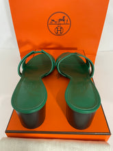 Load image into Gallery viewer, Hermes Oasis Green Sandals
