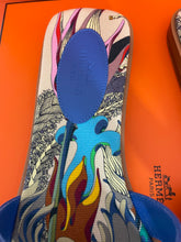 Load image into Gallery viewer, Hermes Oran Blue Sandal
