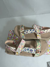 Load image into Gallery viewer, LoveShackFancy Loves Manebi Floral  Gladiator Sandals
