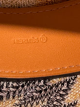 Load image into Gallery viewer, Hermes Petit H Silk Leather Cuff  Bangle

