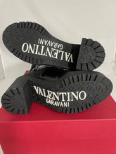 Load image into Gallery viewer, Valentino Rockstud Black Shearling Leather Boots
