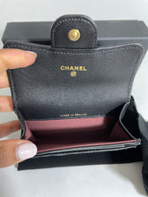 Load image into Gallery viewer, Chanel Black Lambskin CC Card Case
